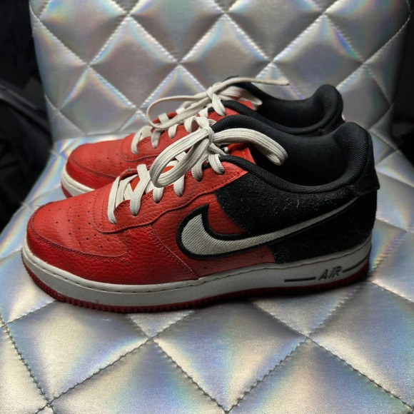 Nike Airforce 1 LV8 1 Mystic Red Black - Picture 6 of 9